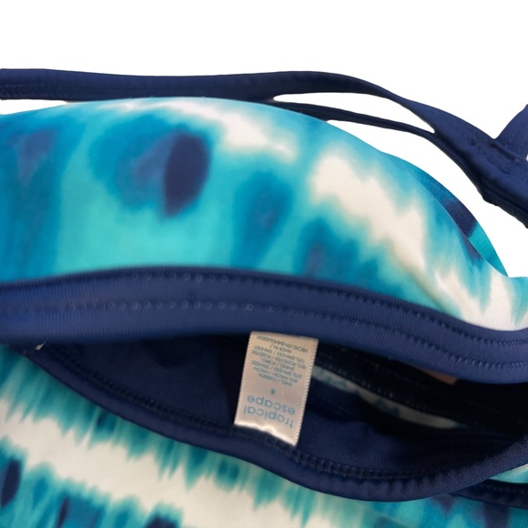 Tropical escape size 8 tankini top bathing suit top - Picture 7 of 9